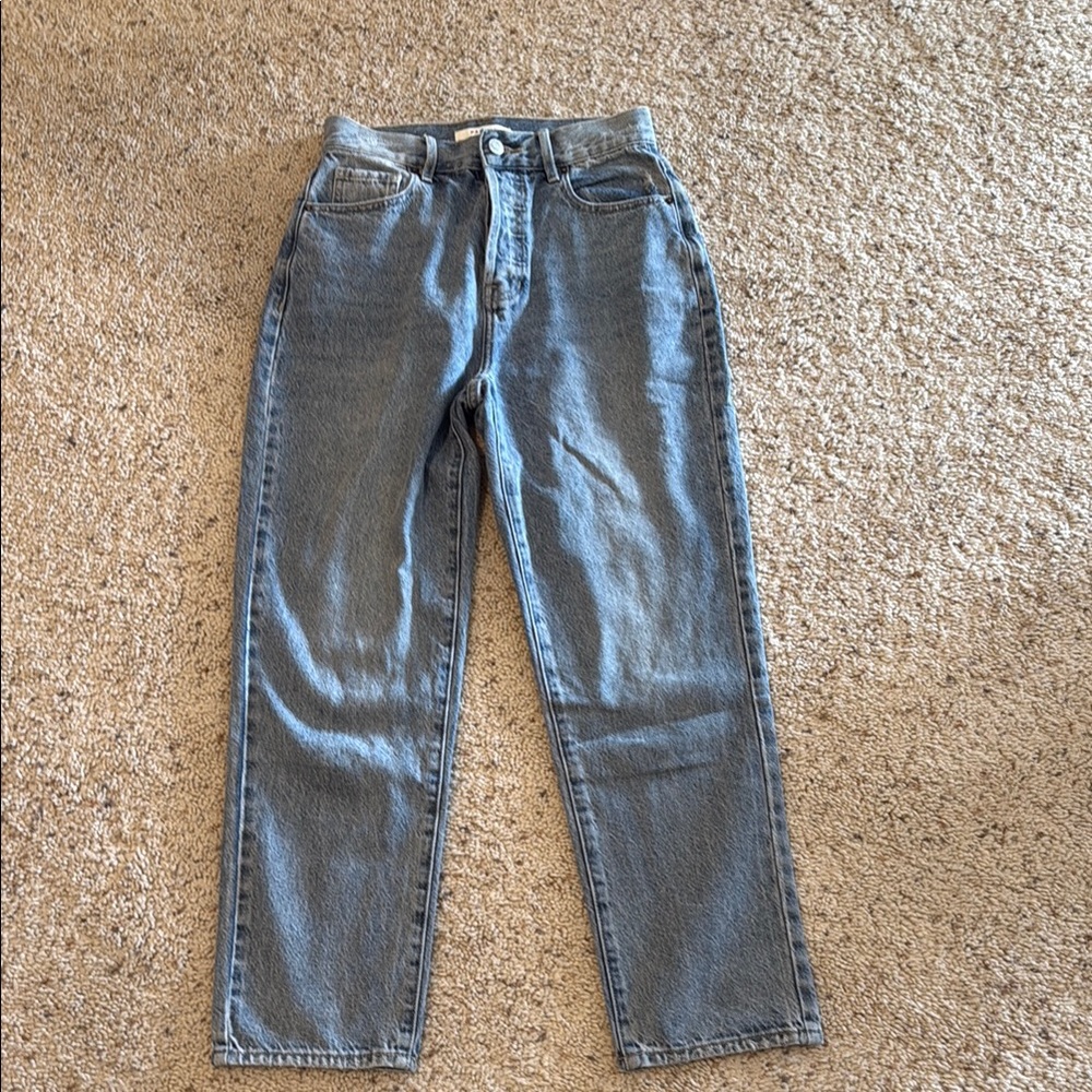 PacSun Blue Straight-Leg Jeans Classic Style